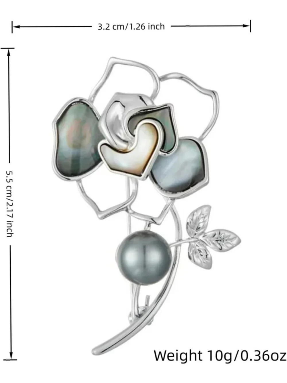Elegant Women's Brooch - Fashionable Accessory for Parties & Daily Wear